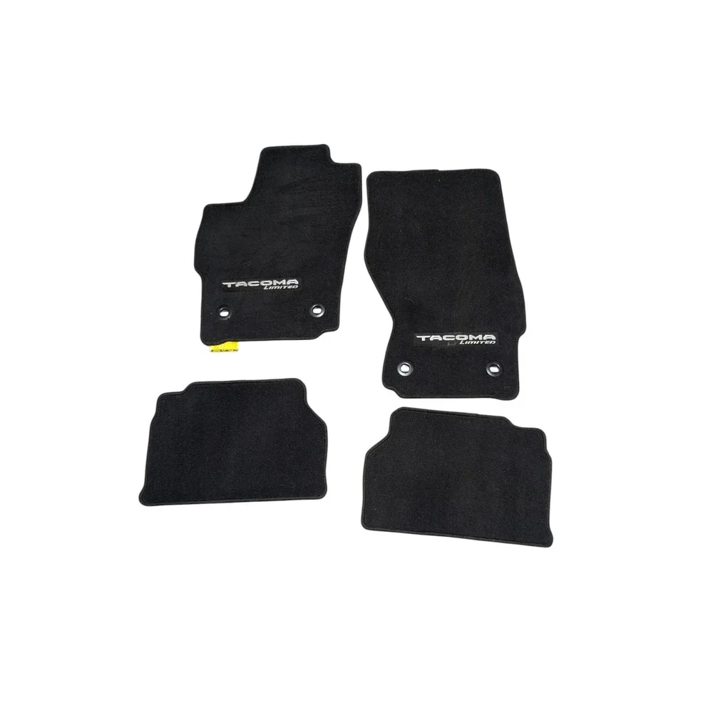 Toyota Tacoma Limited Black Carpet Floor Mats Set 4pc OEM PT206-35248 Double Cab